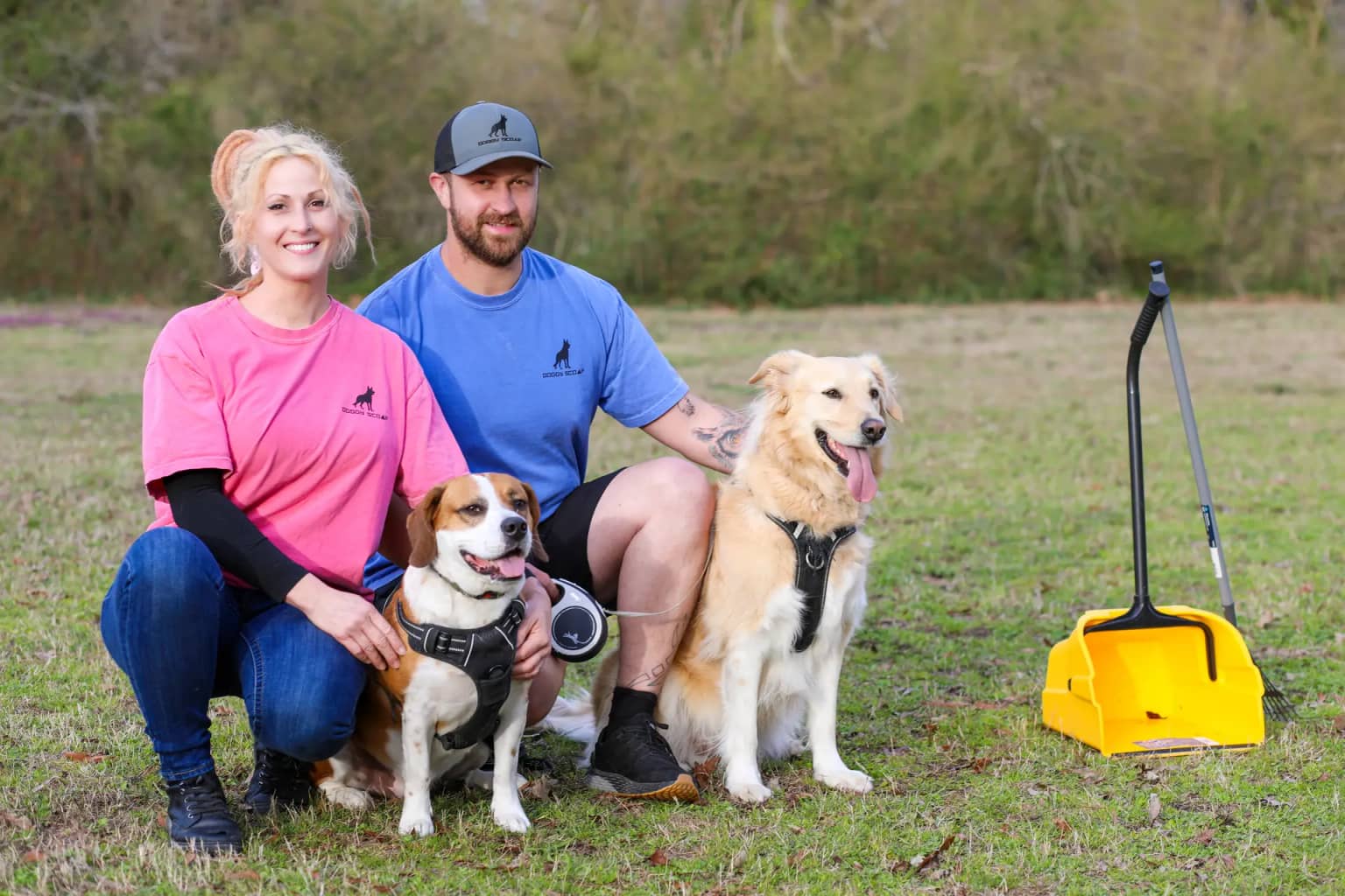 Refer a friend to Doggy Scoop Doggy Scoop local team with dogs for referral program