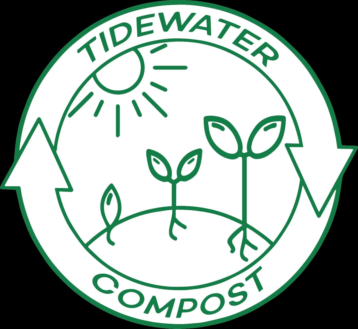 Tidewater Compost Tidewater Compost logo